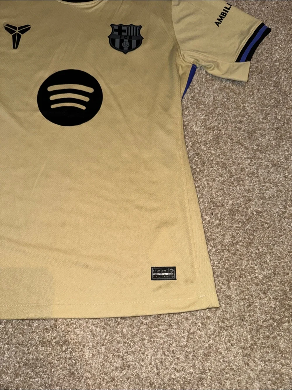 Nike FC Barcelona x Kobe 2026 F.De Jong #21 Men’s Away Soccer Jersey 🆕